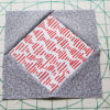finished diamond in a square quilt block