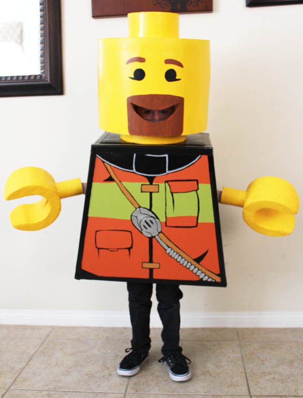 Lego guy online costume