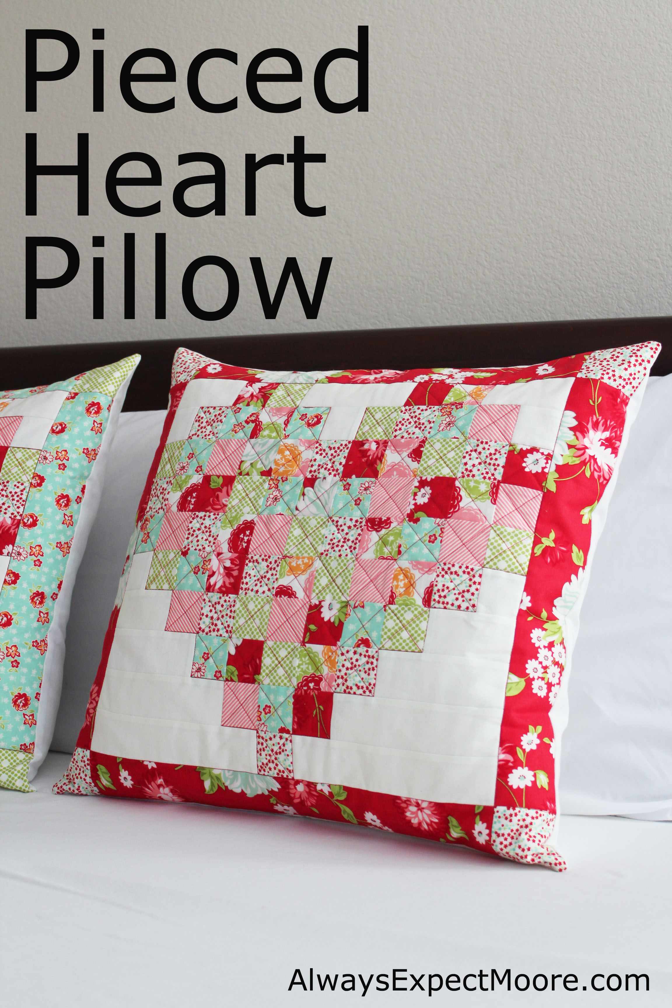 Pieced Heart Pillow