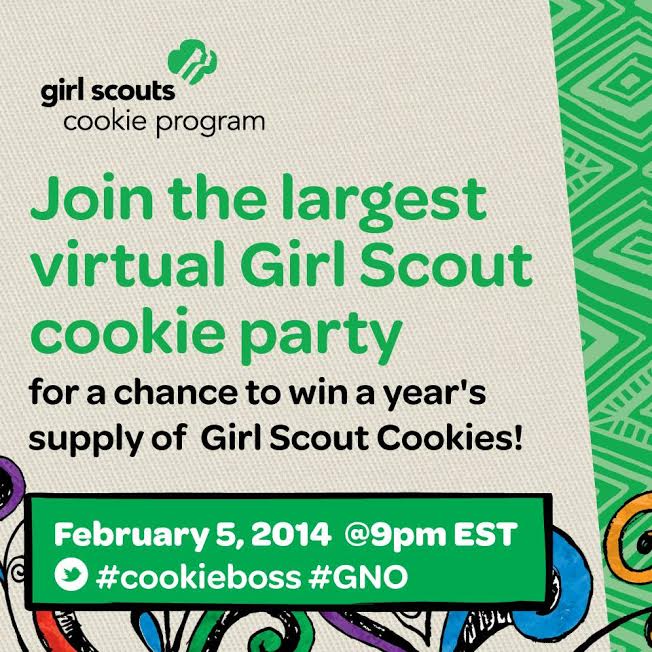 Join the largest Virtual Girl Scout Cookie Party