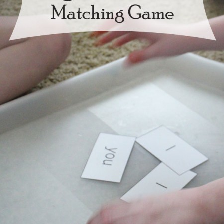 Play a Sight Word Matching Game