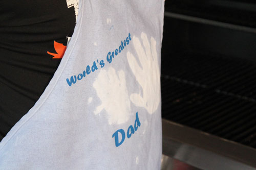 BBQ apron for dad