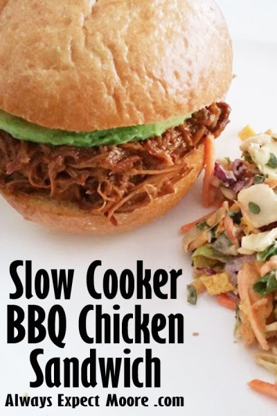 Slow Cooker BBQ Chicken Sandwich Recipe