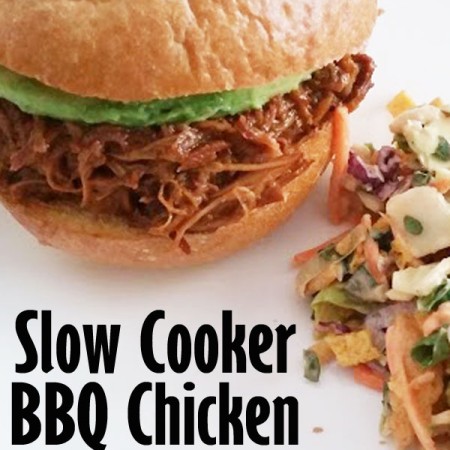 Slow Cooker BBQ Chicken Sandwich Recipe