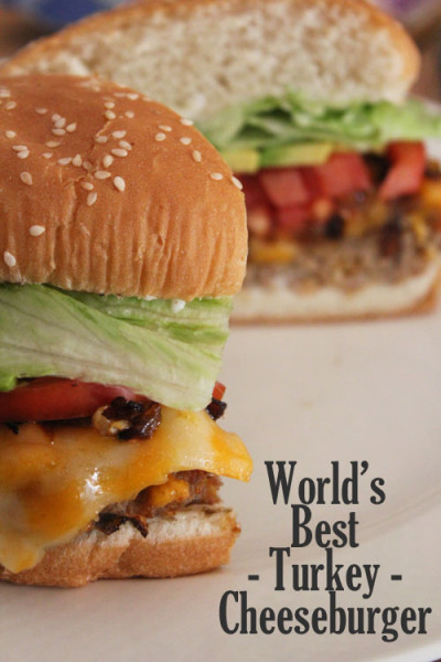 World's best turkey cheeseburger recipe