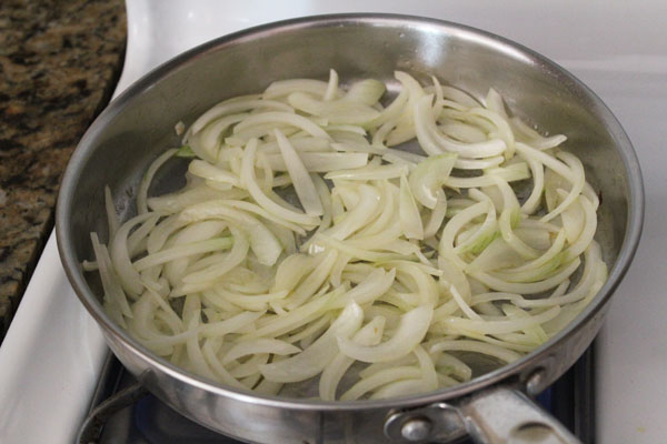 onions to caramelize