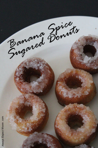 Banana Spice Sugared Donuts