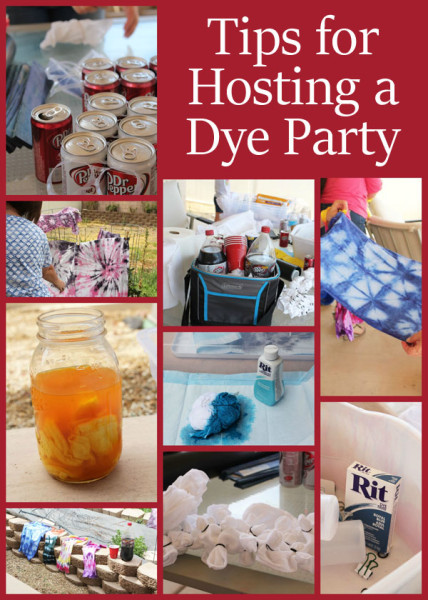 Tips for hosting a dye party