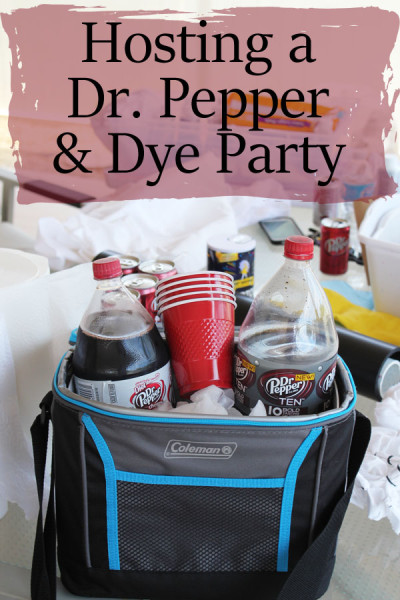 hosting a dr pepper and dye party