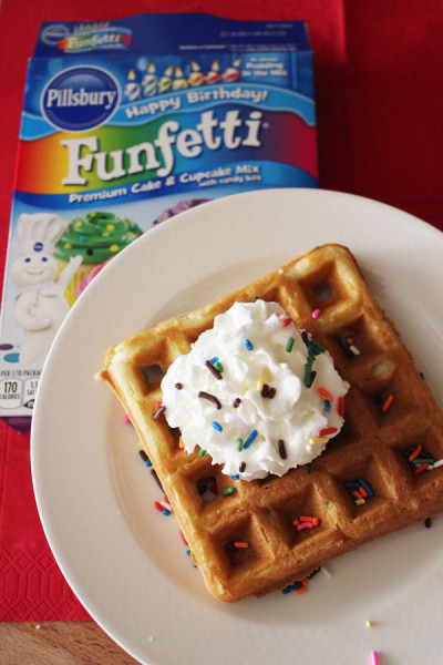 Funfetti waffle recipe