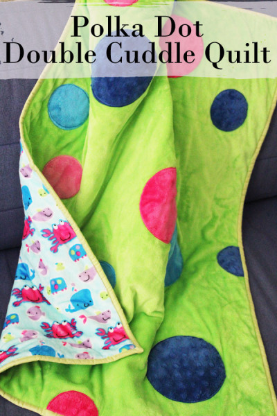 Polka Dot Double Cuddle Quilt