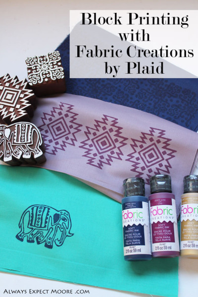 Block Printing with Fabric