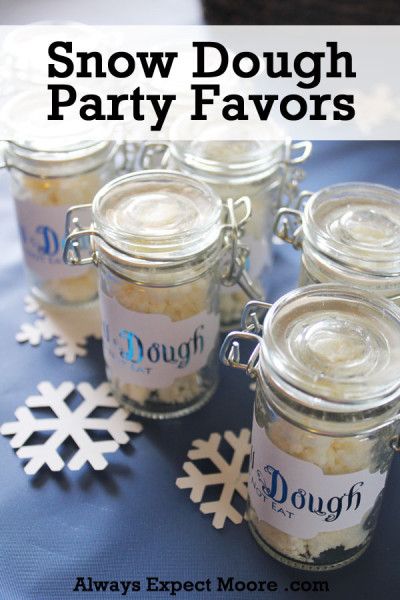 Snow Dough Party Favors