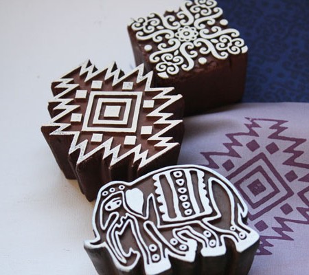 block stamps for fabric printing