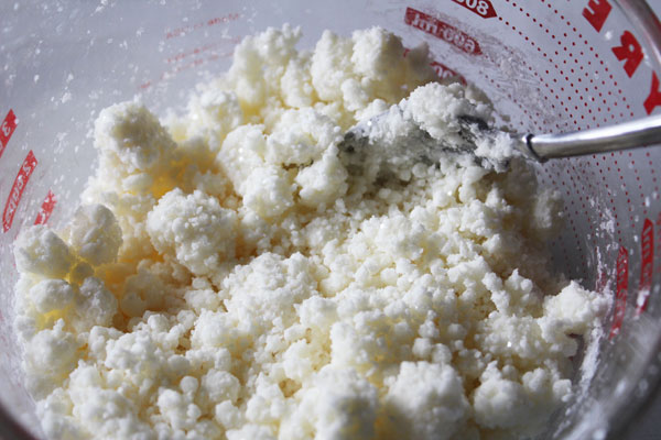 mix snow dough together