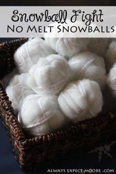 no melt snowballs
