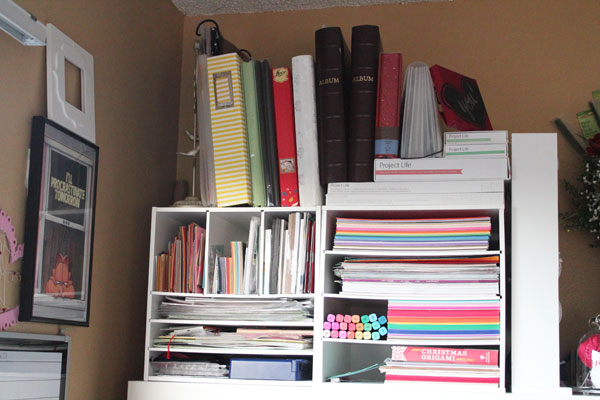 scrapbook storage