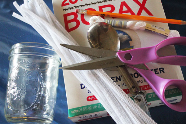 supplies for borax crystals