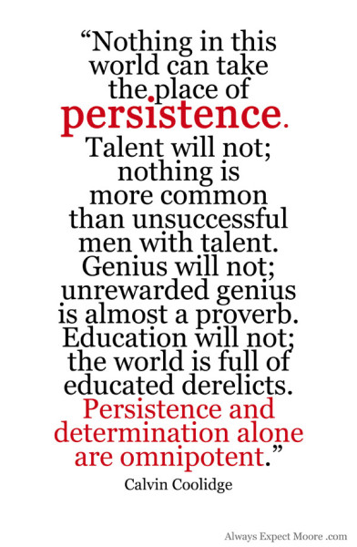 persistence quote