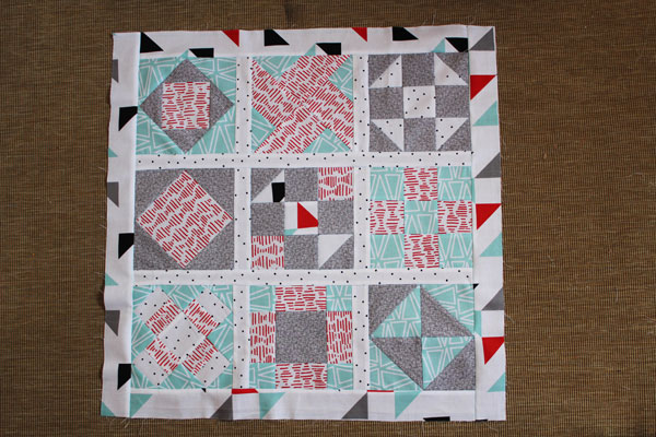 finished quilt top