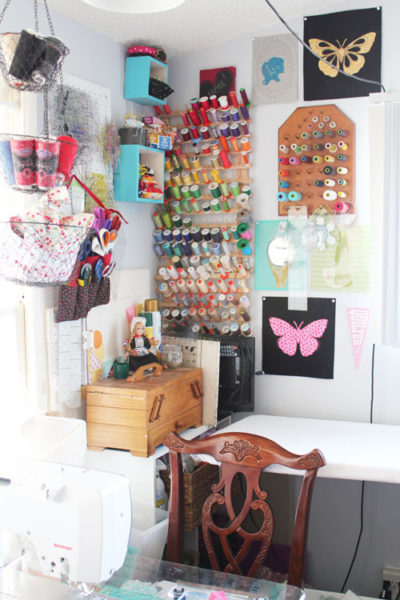 sewing corner