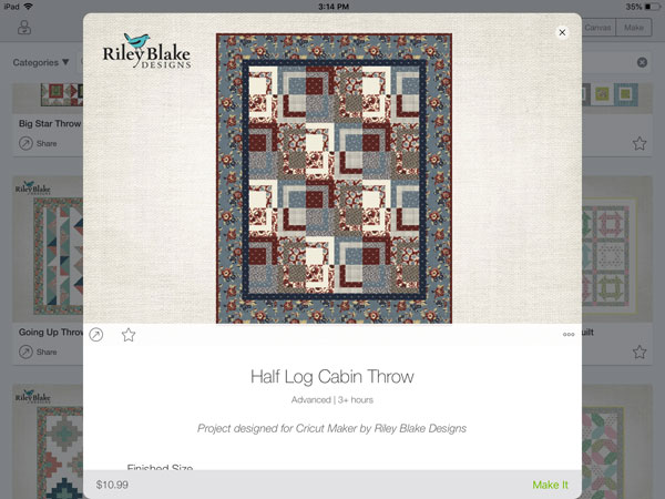 Riley Blake Half Log Cabin Quilt Pattern