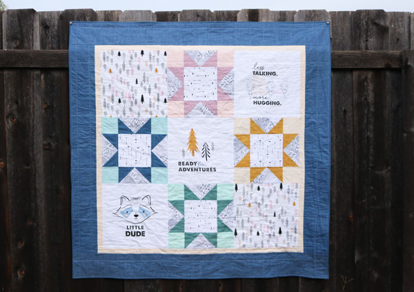 Free quilt pattern: Stardust Baby - APQS