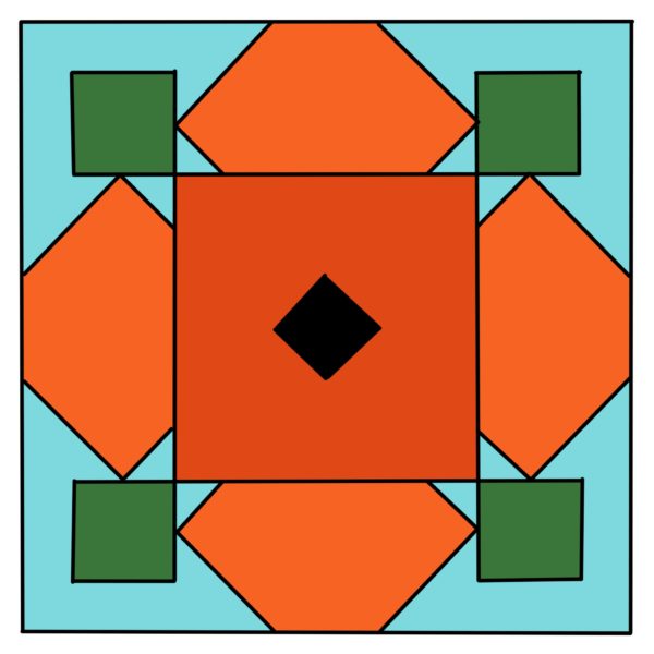 square pattern block