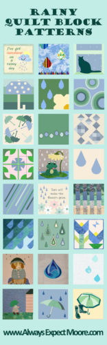 Rainy Day Quilt Block Patterns