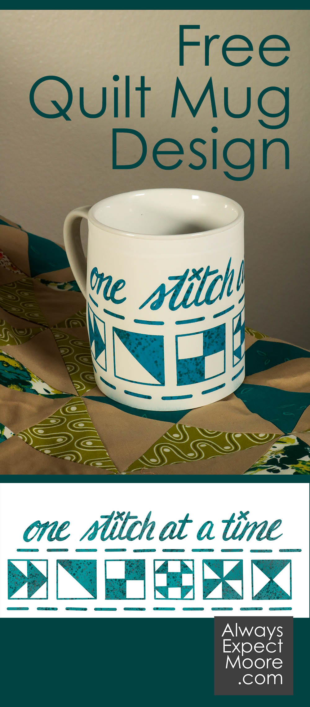 Quilt Drinkware, Quilting Mug, Quilters Gifts, Quilting Gifts