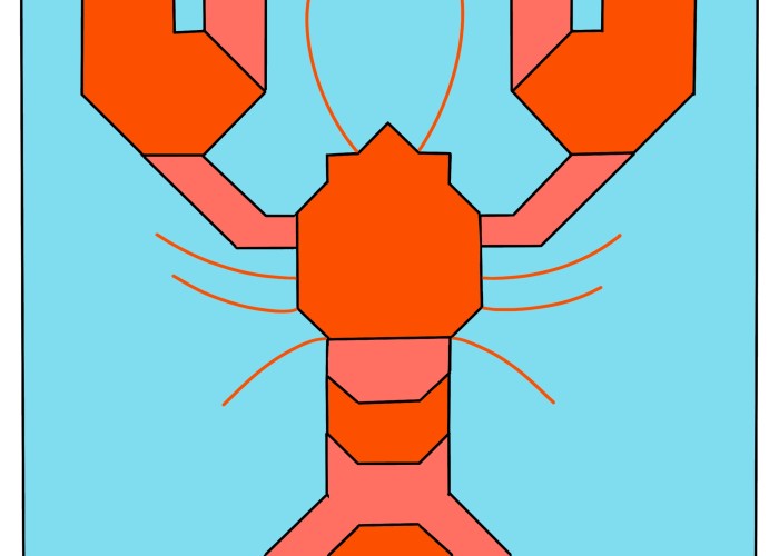 Lobster Quilt Block