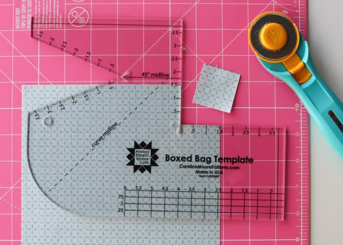 Boxed Bag Template