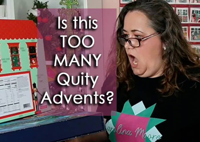 Is this too many quilty advents - falling stack of advent calendars